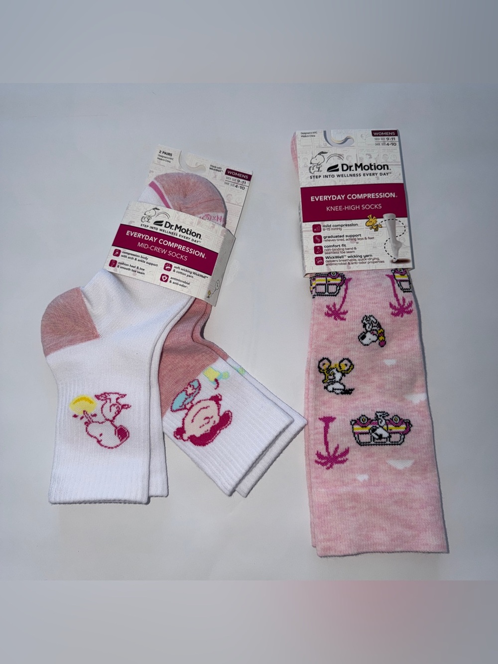 Dr.Motion Peanuts compression socks set of 3